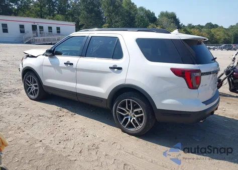 2019 Ford Explorer Sport из США, поврежденный, VIN 1FM5K8GT5KGA97264